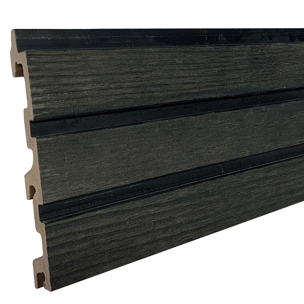 Eva-Last Composiet Gevelbekleding Coal Black Stripes S